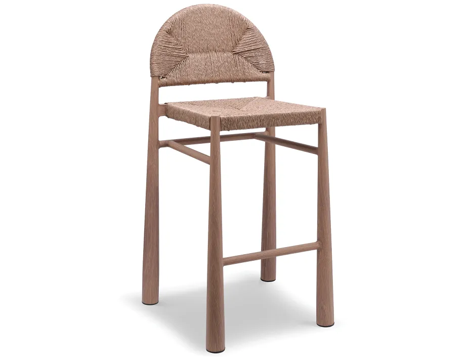 Calete Outdoor Bar Stool Natural Rope